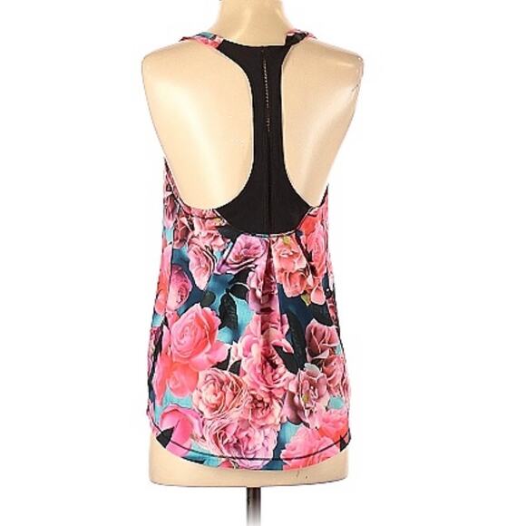 Lululemon Lightened Up Singlet Secret Garden (pink)/ Black Size 6 - Picture 2 of 4